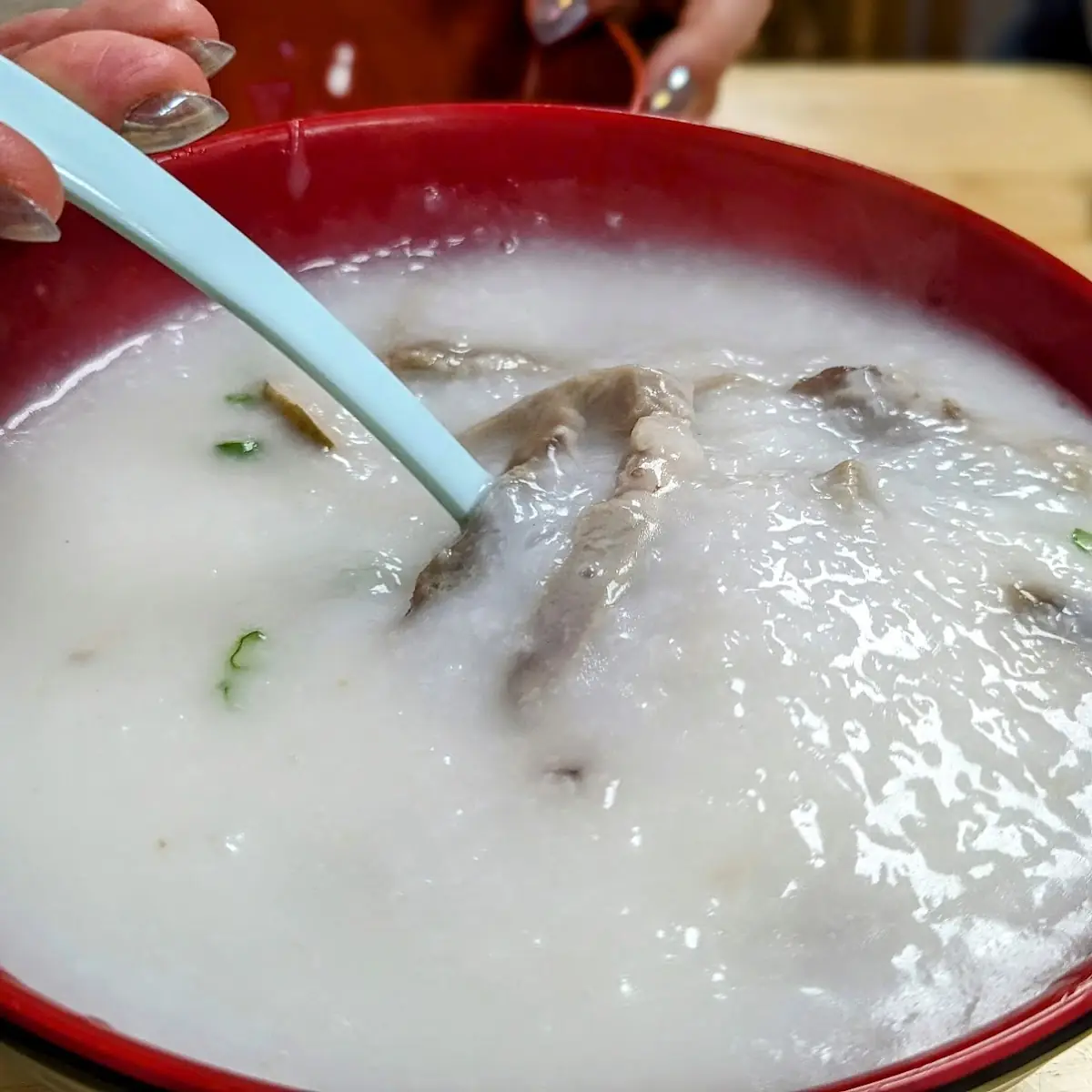 Salted Pork w Thousand-Year Egg 皮蛋瘦肉粥